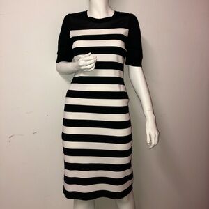 MARC CAIN striped mini dress